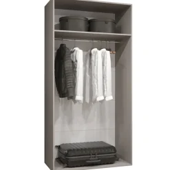 Armadio 100x202 cm 2 ante beige cashmere Valencia