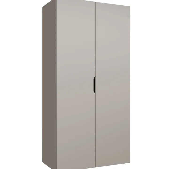 Armadio 100x202 cm 2 ante beige cashmere Valencia