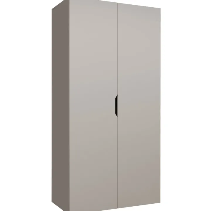 Armadio 100x202 cm 2 ante beige cashmere Valencia