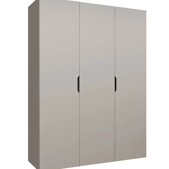 Armadio 150x202 cm 3 ante beige cashmere Valencia