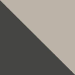Armadio 93x195 cm 2 ante 2 cassetti antracite beige Essenzia