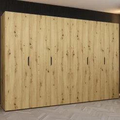 Armadio 300x202 cm 6 ante rovere Valencia