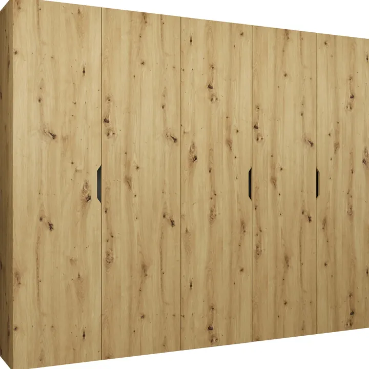 Armadio 250x202 cm 5 ante rovere Valencia