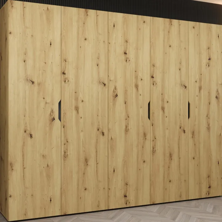 Armadio 250x202 cm 5 ante rovere Valencia