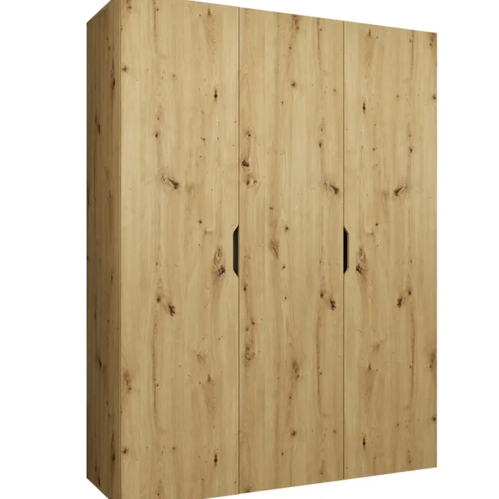 Armadio 150x202 cm 3 ante rovere Valencia