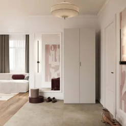 Armadio 90x215h cm 2 ante battenti cashmere Niman