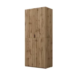 Armadio 90x215h cm 2 ante battenti rovere Niman