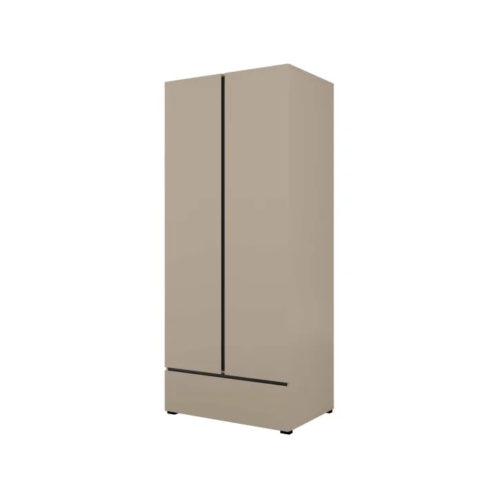 Armadio 89x210h cm 2 ante con cassetto totora Lolla