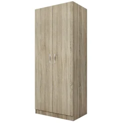 Armadio 80x191h cm 2 ante design rovere sonoma Leopardi