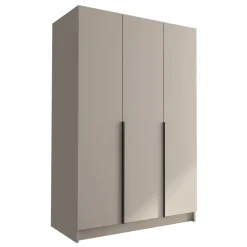 Armadio 150x215h cm 3 ante moderno beige nero Glammy 3