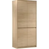 Armadio 91x198h cm 4 ante moderno rovere Funny