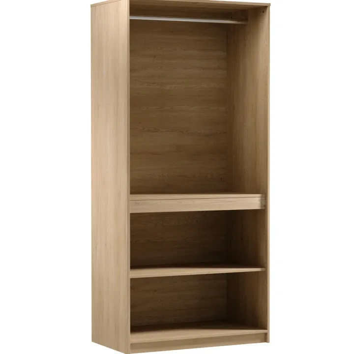 Armadio 91x198h cm 4 ante moderno rovere Funny