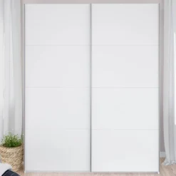 Armadio 150X200h cm 2 ante scorrevoli bianco opaco Taylor
