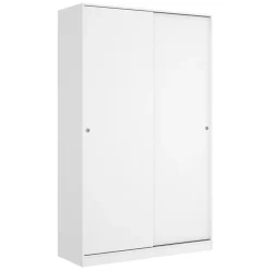 Armadio 120x204h cm 2 ante scorrevoli bianco Royal