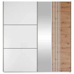 Armadio 203x215h cm 2 ante scorrevoli bianco Duppy