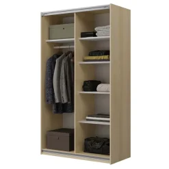 Armadio 120x210h cm 2 ante scorrevoli rovere Procida