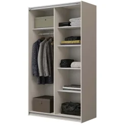 Armadio 120x210h cm 2 ante scorrevoli beige cashmere Procida