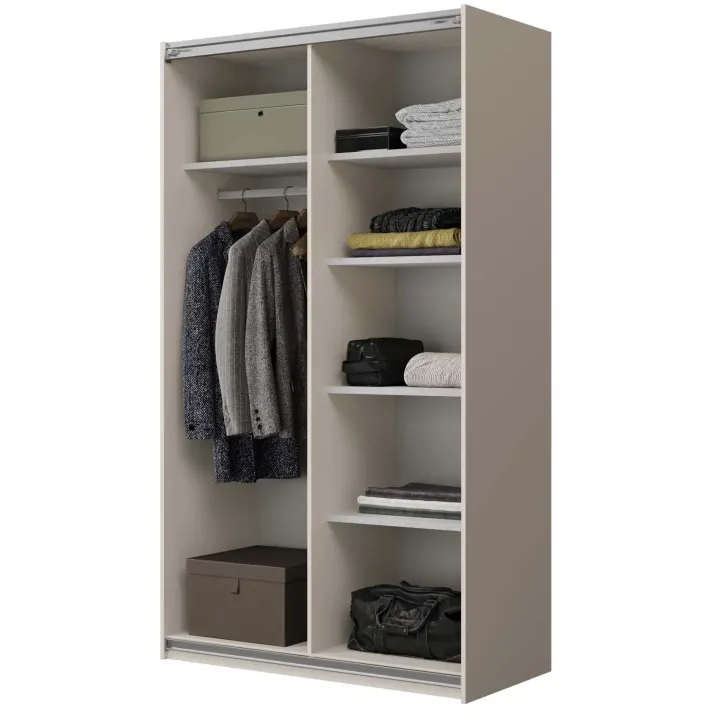 Armadio 120x210h cm 2 ante scorrevoli beige cashmere Procida