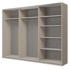 Armadio 270x210h cm 3 ante scorrevoli beige cashmere Procida