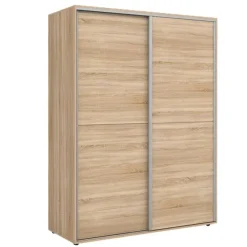 Armadio 150x200h cm 2 ante scorrevoli moderno rovere Roma