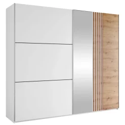 Armadio 250x215h cm 2 ante scorrevoli bianco Duppy