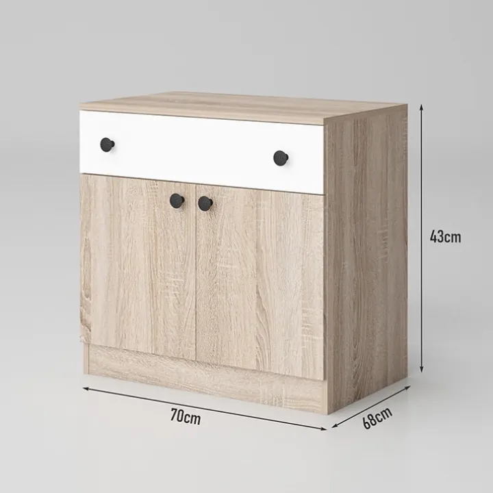 Camera da letto completa matrimoniale rovere bianco opaco Vieste