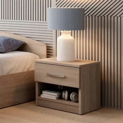 Camera da letto completa matrimoniale moderna rovere Roma