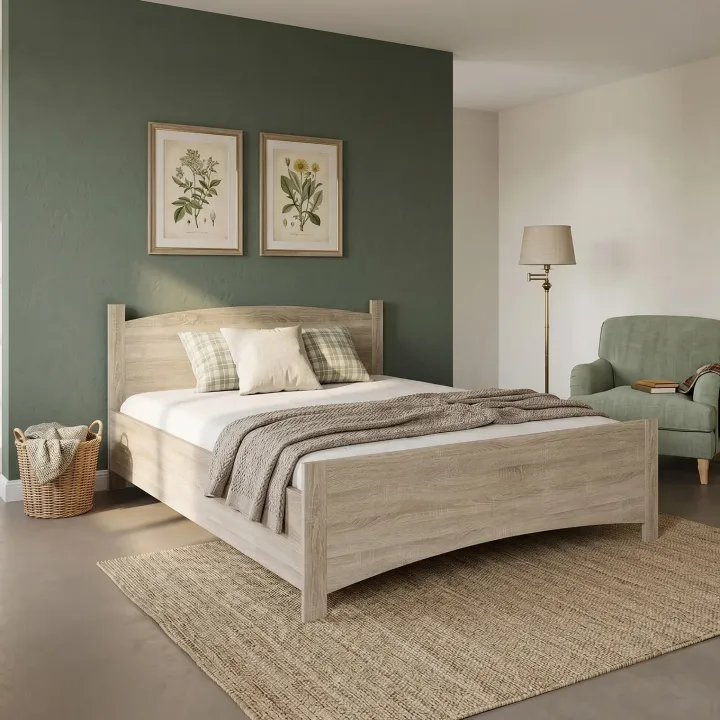 Camera da letto completa matrimoniale rovere sonoma Londra