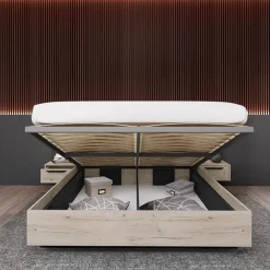 Camera da letto matrimoniale completa rovere antracite opaco Urbino