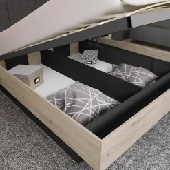 Camera da letto matrimoniale completa rovere antracite opaco Urbino