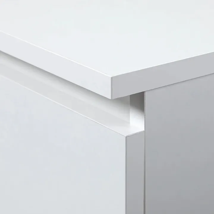 Cassettiera 140x100h cm moderna 8 cassetti bianco Living