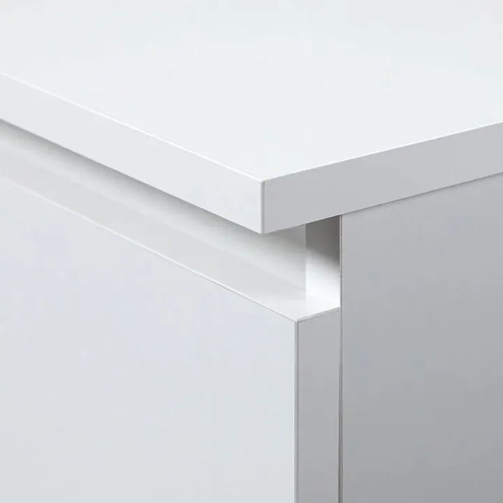 Cassettiera 160x100h cm moderna 8 cassetti bianco Living