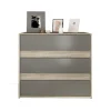 Cassettiera 80x70h cm moderna rovere grigio Altea