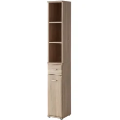 Colonna con libreria 30x203h cm rovere sonoma California Gihome®
