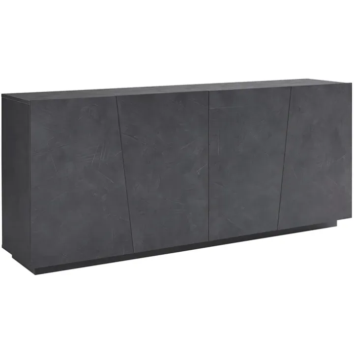 Credenza 200x86h cm 4 ante moderna ossido Candia Gihome®