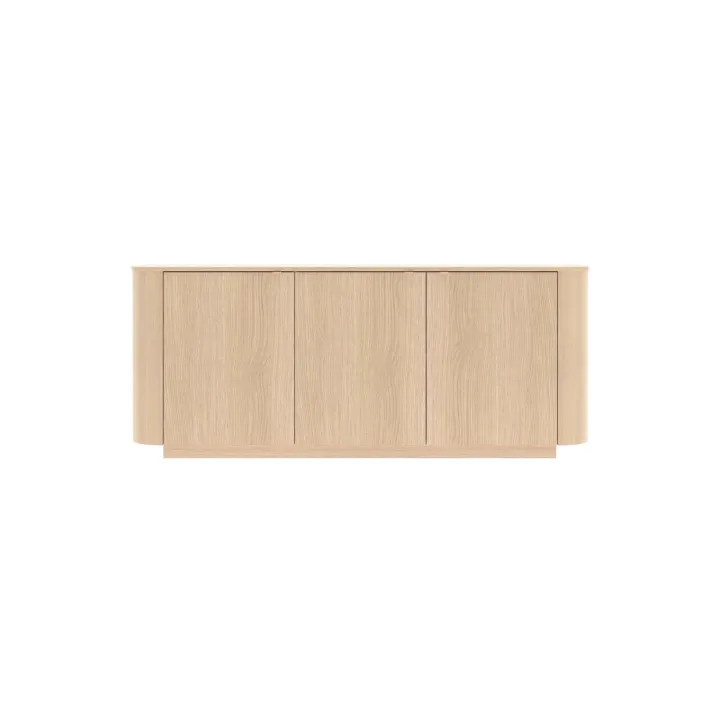 Credenza 180x76h cm 3 ante moderna rovere Alba
