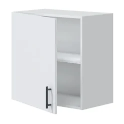 Cucina lineare 160 cm componibile bianco lucido rovere Kimera 5