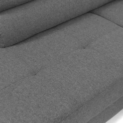 Divano letto angolare destra imbottito 274x203cm grigio Bormio