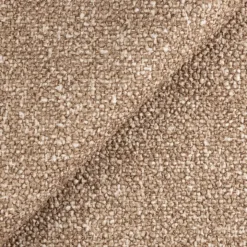 Divano letto angolare destra 3 posti 260x180cm tessuto bouclè beige scuro Repose