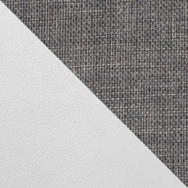 Divano letto angolare destra matrimoniale 253x188cm grigio bianco Almese