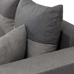 Divano letto angolare 3 posti 237x139cm reversibile grigio Ponza