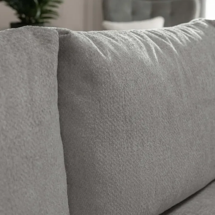 Divano letto angolare reversibile 3 posti 267x185cm box contenitore grigio Sottovoce
