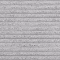 Divano letto angolare sinistra imbottito 274x203cm velluto a coste grigio Bormio