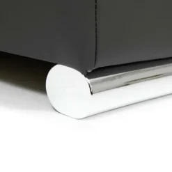 Divano letto angolare sinistra 5 posti 350x205cm grigio scuro Agliana
