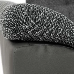 Divano letto angolare sinistra 5 posti 350x205cm grigio scuro Agliana