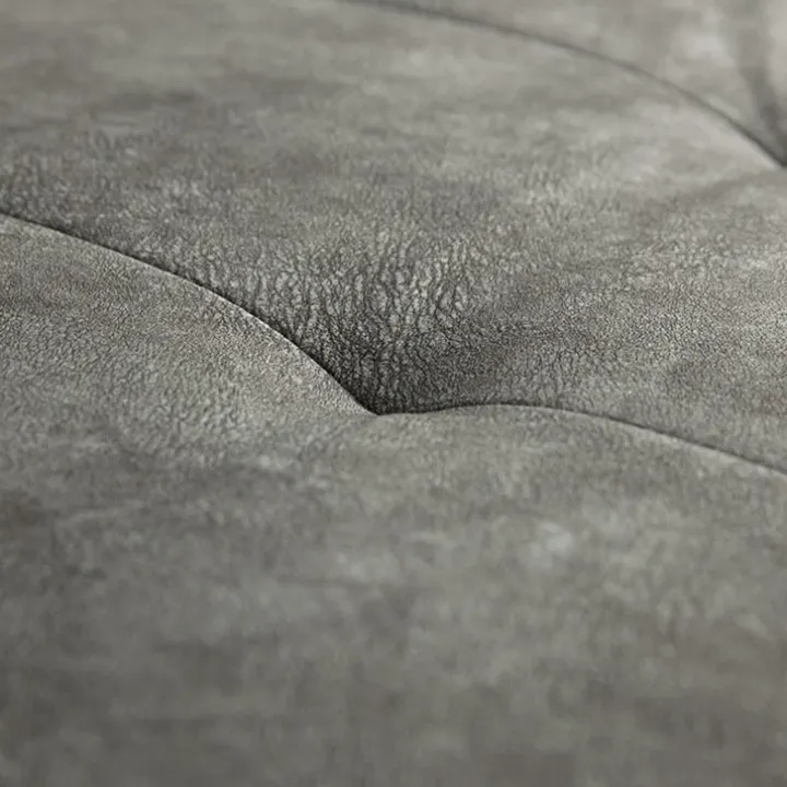 Divano letto matrimoniale angolare reversibile 3 posti 274cm grigio nero Apollina