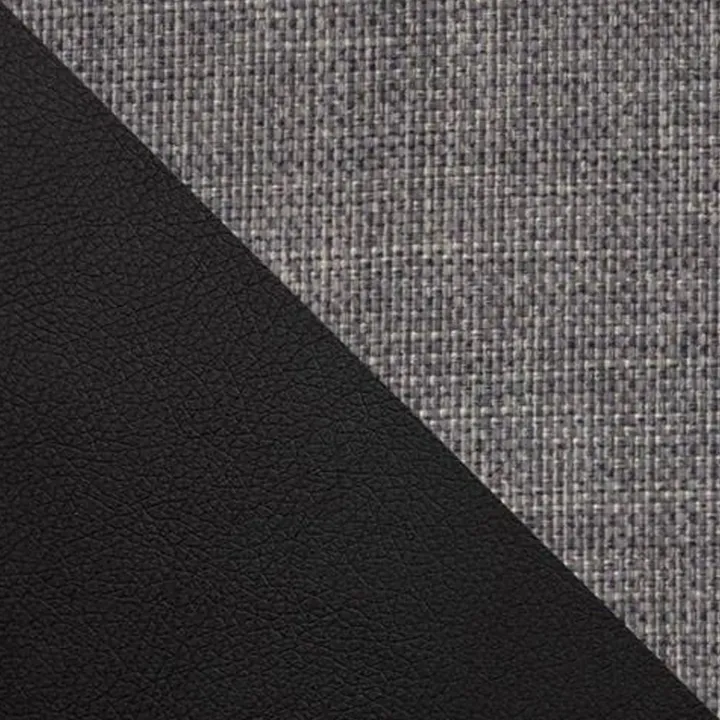 Divano letto matrimoniale angolare reversibile 3 posti 274cm grigio nero Apollina