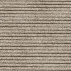 Divano letto matrimoniale 3 posti 248x90cm velluto a coste tortora Slurp