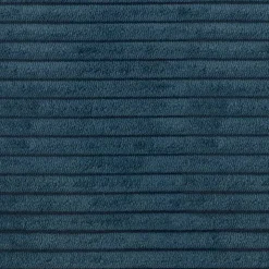 Divano letto matrimoniale 3 posti 248x90cm velluto a coste blu Slurp