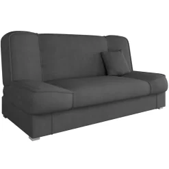 Divano letto 2 posti 182cm pieghevole senza braccioli grigio scuro Rollo